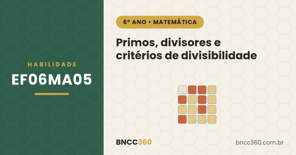EF06MA05: Números Primos, Múltiplos, Divisores e Critérios de Divisibilidade